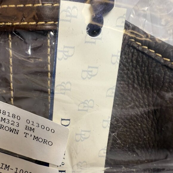 Dooney & Bourke Dark Brown T Moro Medium Valerie NWT - Picture 6 of 8